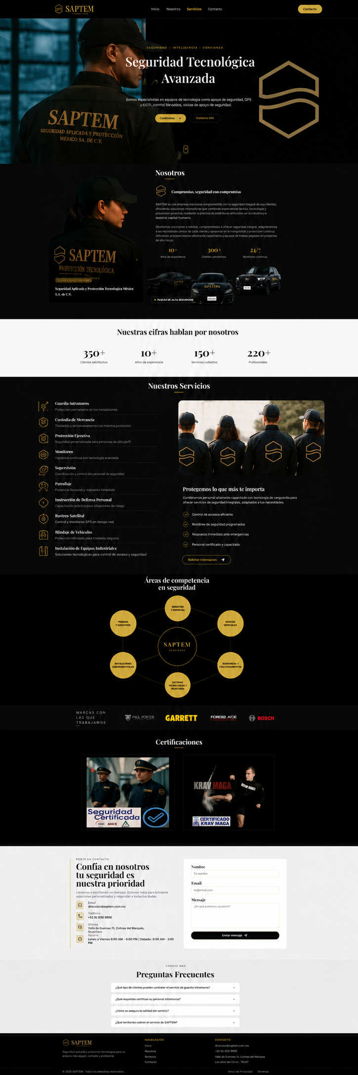 Vista de la web